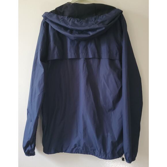 Rip Curl Mens Jacket M Blue Full Zip Hooded Rain Jacket Surf Skate Hike Fish - Picture 10 of 13